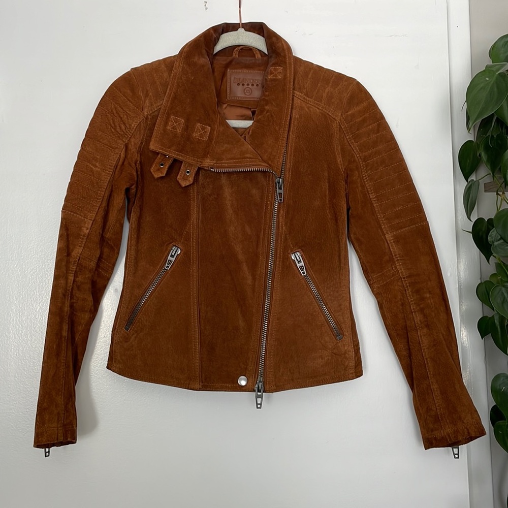 EUC Blank NYC | Suede Moto-Jacket